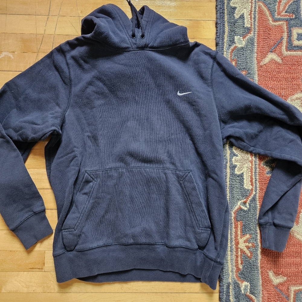 Nike Navy Blue "The Athletic Dept." Unisex Size Small Hoodie